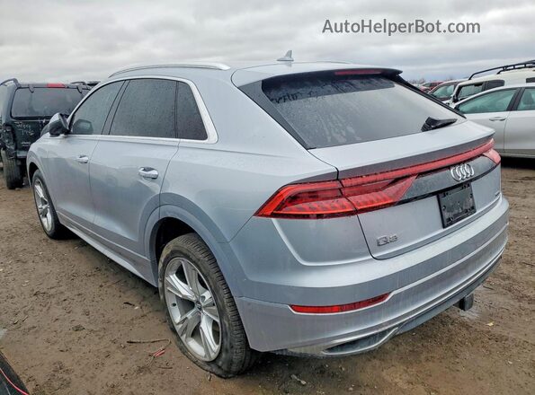 WA1BVAF14KD015753 2019 AUDI Q8 Silver Tył lewy