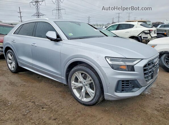 WA1BVAF14KD015753 2019 AUDI Q8 Silver Przód prawy