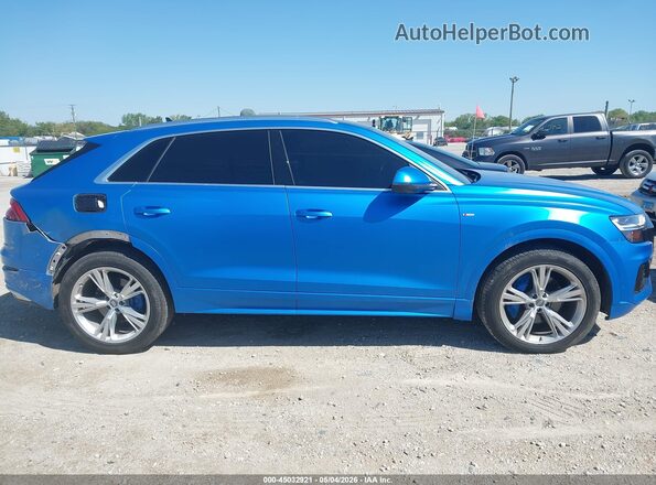 WA1BVAF18KD016954 2019 AUDI Q8 Синий Вид задней части салона