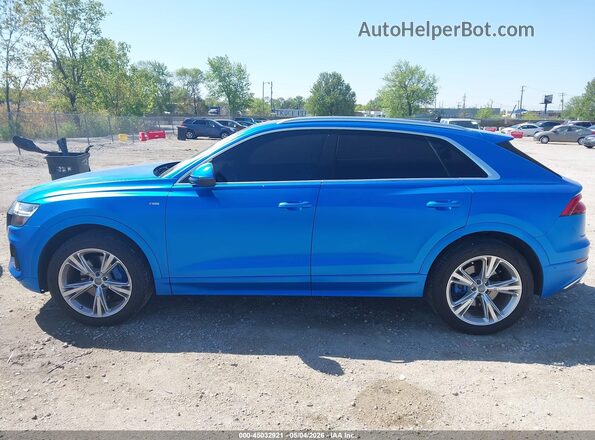 WA1BVAF18KD016954 2019 AUDI Q8 Синий Панорамный вид салона 360°