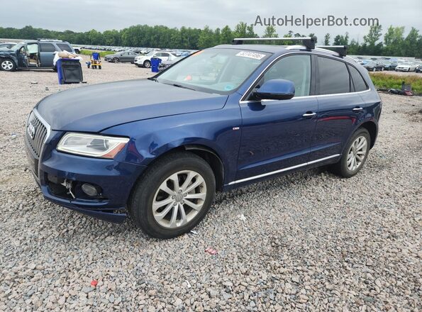 WA1C2AFP0GA059890 2016 AUDI Q5 Blue Առջևի ձախ երեք քառորդ տեսարան