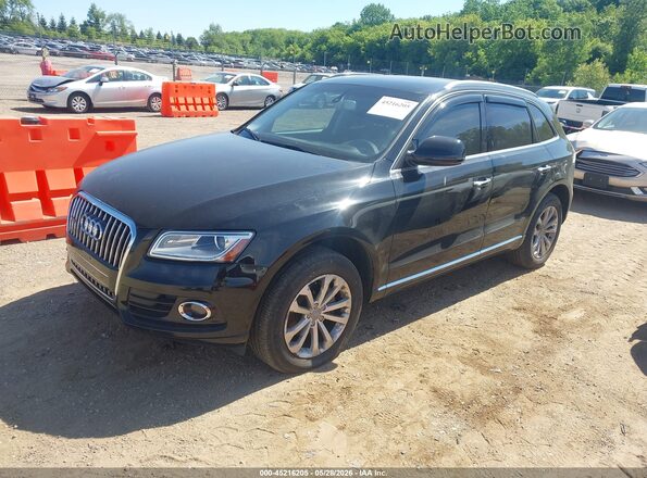 WA1C2AFP3GA010182 2016 AUDI Q5 Black Առջևի ձախ երեք քառորդ տեսարան