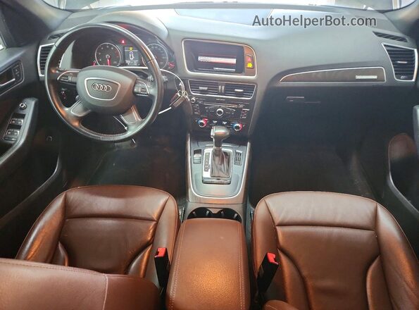 WA1C2AFP6GA036985 2016 AUDI Q5 Blue Вид панелі приладів