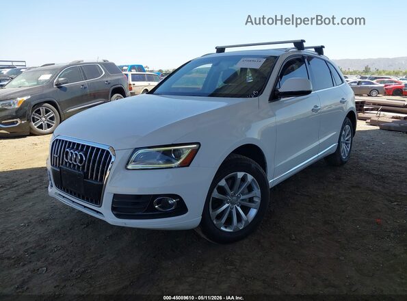WA1C2AFP6GA150677 2016 AUDI Q5 White წინა მარცხენა ხედი სამი მეოთხედიდან