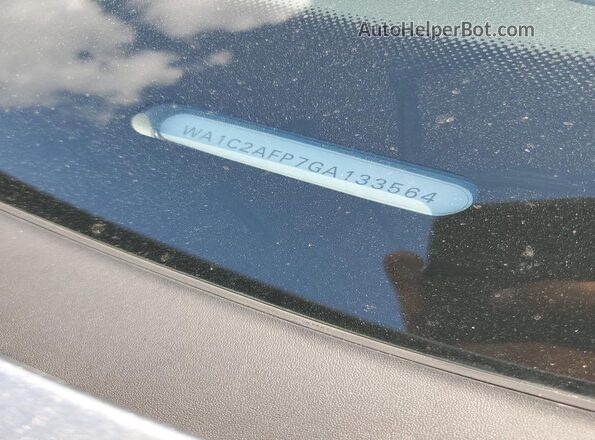 WA1C2AFP7GA133564 2016 AUDI Q5 Gray VIN კოდის სტიკერის ხედი