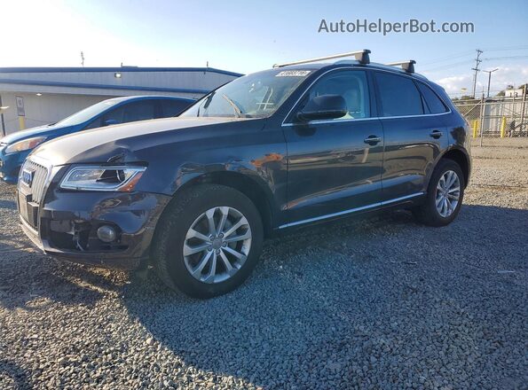 WA1C2AFP7HA055403 2017 AUDI Q5 Black Առջևի ձախ երեք քառորդ տեսարան