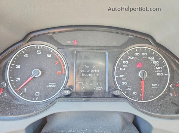 WA1C2AFP7HA055403 2017 AUDI Q5 Black Սարքավորումների վահանակի տեսք
