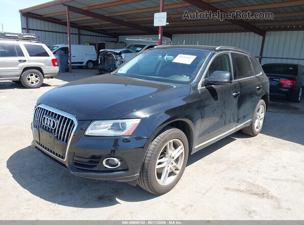 WA1C2AFP8HA071934 2017 AUDI Q5 Black Առջևի ձախ երեք քառորդ տեսարան