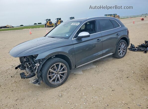 WA1C4AFY4P2079752 2023 AUDI SQ5 Black Առջևի ձախ երեք քառորդ տեսարան