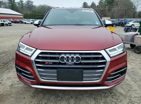 WA1C4AFY5K2044095 2019 AUDI SQ5 Maroon Դիմացի տեսք