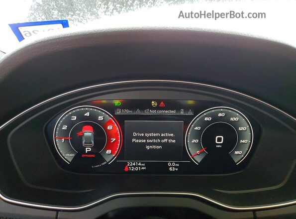 WA1C4AFY6R2030118 2024 AUDI SQ5 Gray Instrument cluster view