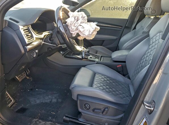 WA1C4AFY9M2109923 2021 AUDI SQ5 Gray Widok wnętrza z przodu