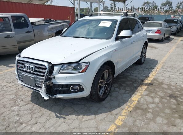 WA1CCAFP0GA128171 2016 AUDI SQ5 White Առջևի ձախ երեք քառորդ տեսարան