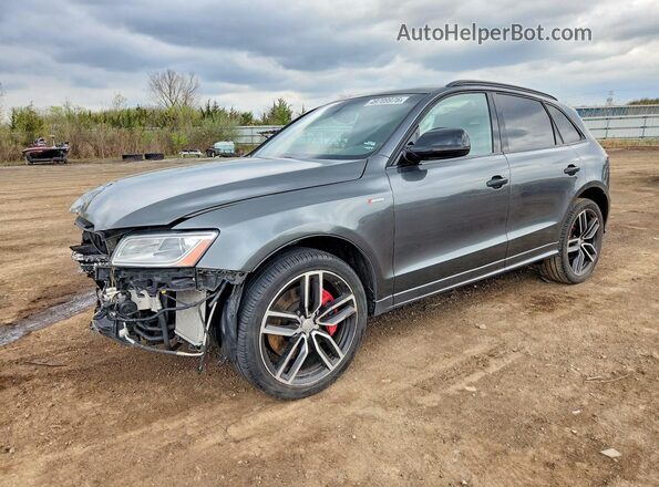 WA1CCAFP1HA089754 2017 AUDI SQ5 Gray წინა მარცხენა ხედი სამი მეოთხედიდან