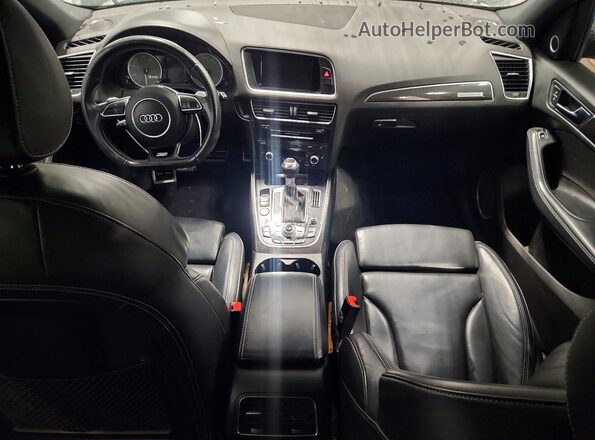 WA1CCAFPXGA059697 2016 AUDI SQ5 Black Вид панелі приладів