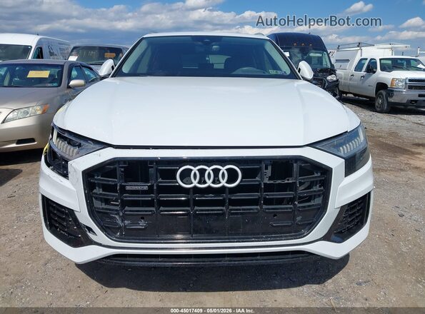 WA1CVAF18KD004503 2019 AUDI Q8 White Widok zestawu wskaźników