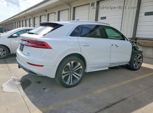 WA1CVAF1XKD015518 2019 AUDI Q8 Белый Задняя правая четверть