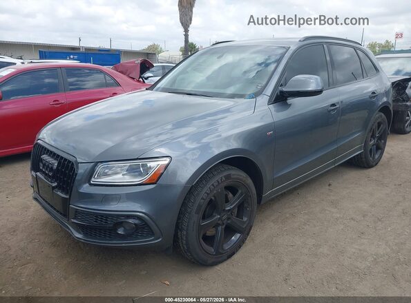 WA1D7AFP2GA028551 2016 AUDI Q5 Gray Առջևի ձախ երեք քառորդ տեսարան