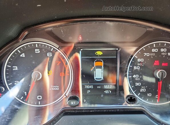 WA1D7AFP3GA061302 2016 AUDI Q5 Silver Widok zestawu wskaźników