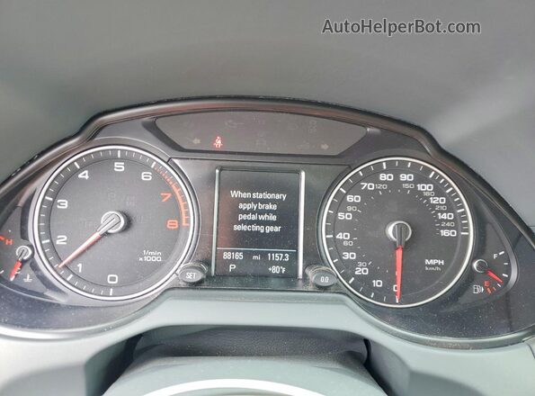 WA1D7AFP3HA010447 2017 AUDI Q5 Blue Instrument cluster view