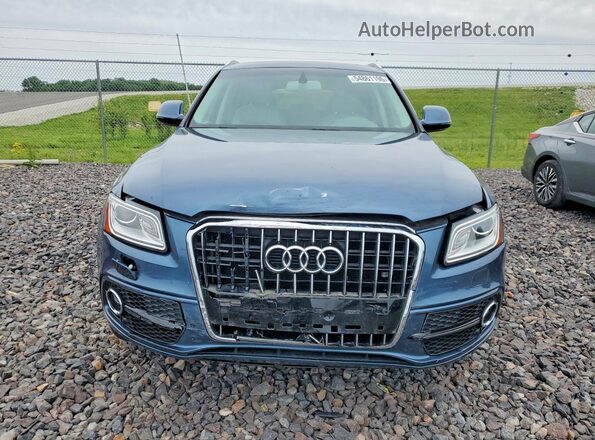 WA1D7AFP3HA010447 2017 AUDI Q5 Blue Front view