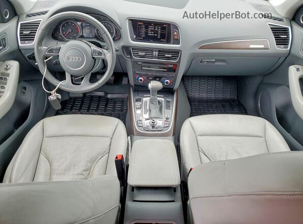 WA1D7AFP3HA010447 2017 AUDI Q5 Blue Dashboard view