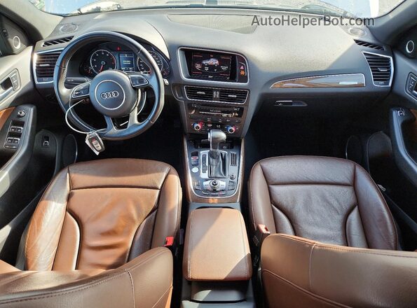 WA1D7AFP6GA136459 2016 AUDI Q5 White Widok deski rozdzielczej