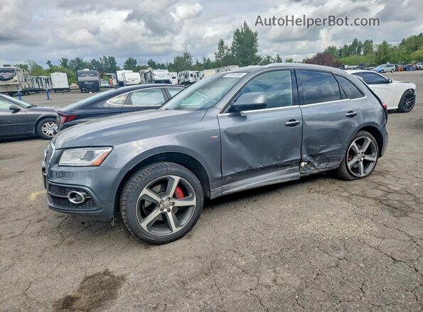 WA1D7AFPXGA066626 2016 AUDI Q5 Gray Передня ліва чверть