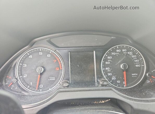 WA1D7AFPXGA066626 2016 AUDI Q5 Gray Вид щитка приладів