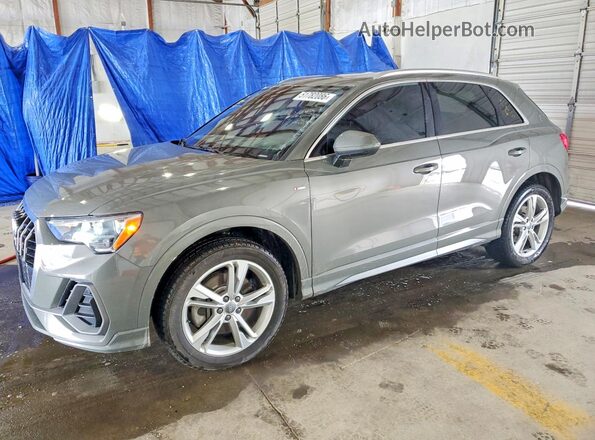WA1DECF30L1046328 2020 AUDI Q3 Gray Передня ліва чверть