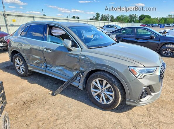 WA1DECF31P1077478 2023 AUDI Q3 Серый Передняя правая четверть