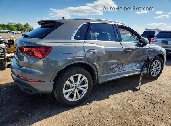WA1DECF31P1077478 2023 AUDI Q3 Серый Задняя правая четверть
