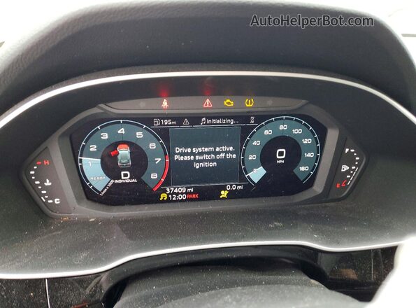 WA1DECF31R1117366 2024 AUDI Q3 Белый Вид щитка приборов