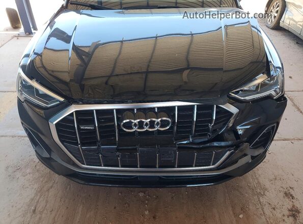 WA1DECF32R1023609 2024 AUDI Q3 Black ძრავის განყოფილების ხედი