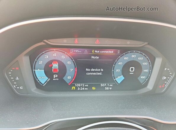 WA1DECF32R1032911 2024 AUDI Q3 White ხელსაწყოთა პანელის ხედი