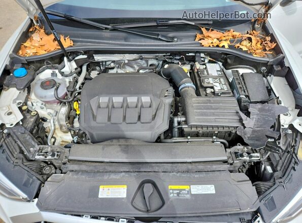 WA1DECF32R1032911 2024 AUDI Q3 White ძრავის განყოფილების ხედი
