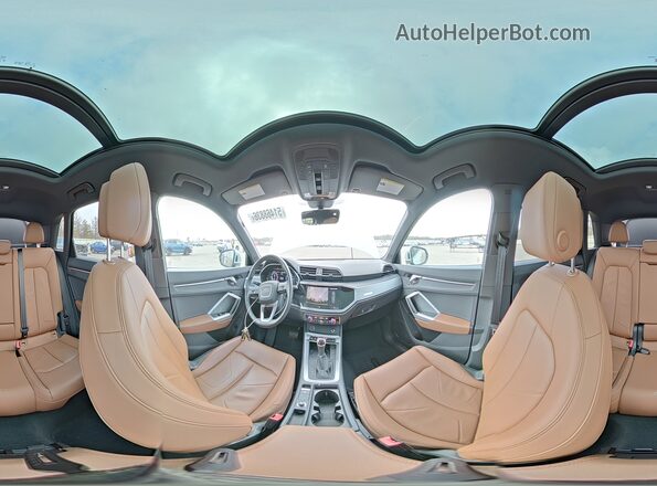 WA1DECF32R1032911 2024 AUDI Q3 White სალონის 360-გრადუსიანი ხედი