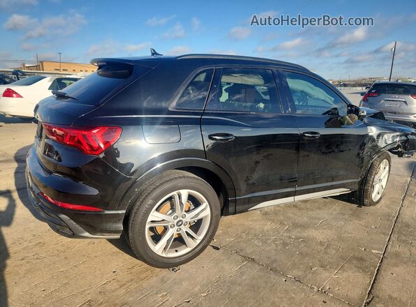 WA1DECF33M1054313 2021 AUDI Q3 Black უკანა მარჯვენა