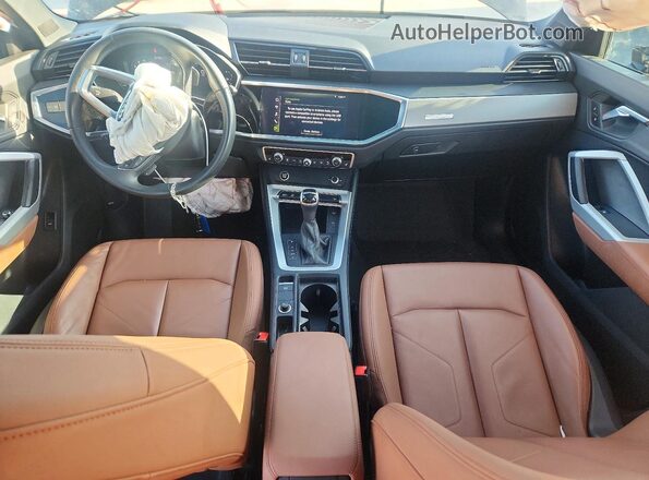 WA1DECF33M1054313 2021 AUDI Q3 Black წინა პანელის ხედი