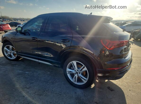 WA1DECF33M1054313 2021 AUDI Q3 Black უკანა მარცხენა