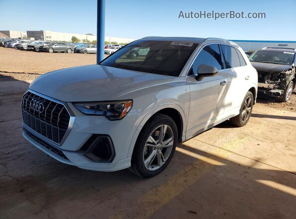 WA1DECF34L1097993 2020 AUDI Q3 Белый Передняя левая четверть