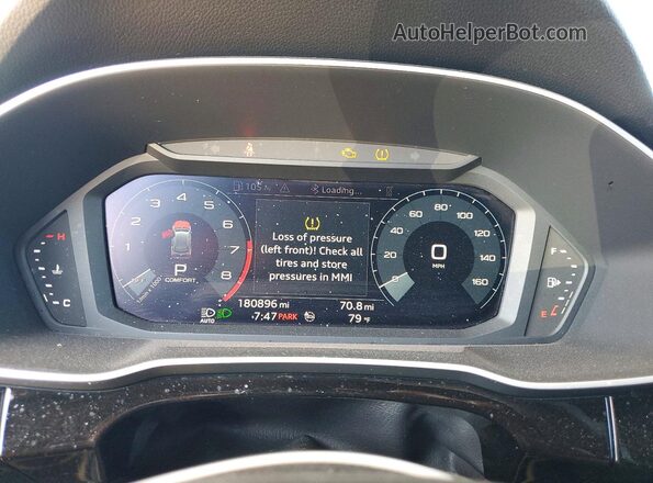 WA1DECF34L1097993 2020 AUDI Q3 Белый Вид щитка приборов