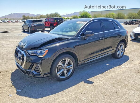 WA1DECF35L1116731 2020 AUDI Q3 Черный Передняя левая четверть