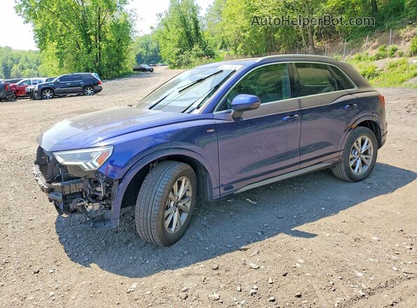 WA1DECF35R1035978 2024 AUDI Q3 Blue Front left