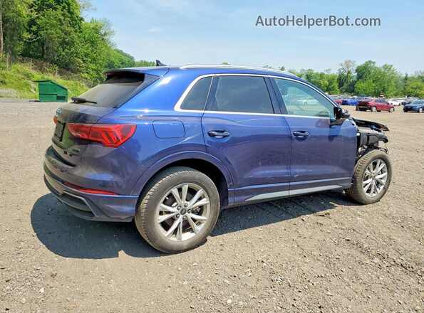WA1DECF35R1035978 2024 AUDI Q3 Blue Rear right