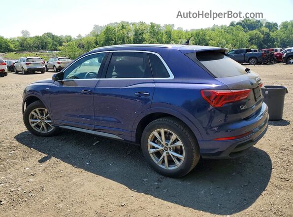 WA1DECF35R1035978 2024 AUDI Q3 Blue Rear left