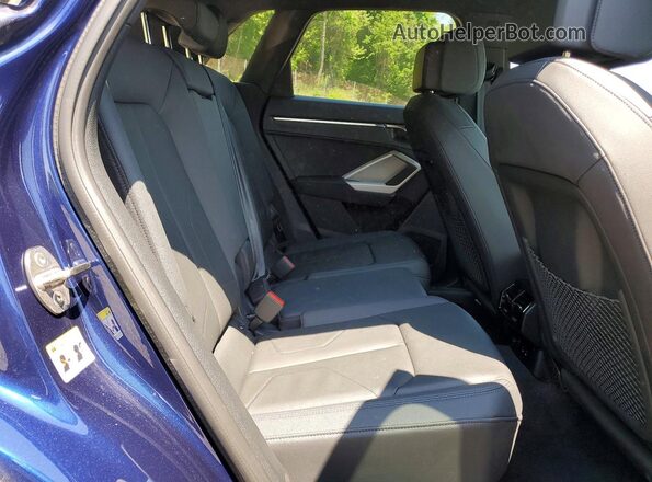 WA1DECF35R1035978 2024 AUDI Q3 Blue Rear interior view