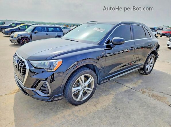 WA1DECF36L1077180 2020 AUDI Q3 Черный Передняя левая четверть