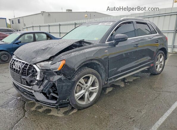 WA1DECF36L1124787 2020 AUDI Q3 Black Front left