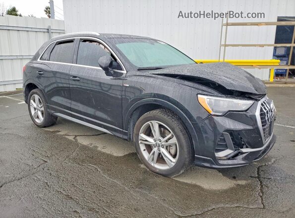 WA1DECF36L1124787 2020 AUDI Q3 Black Front right